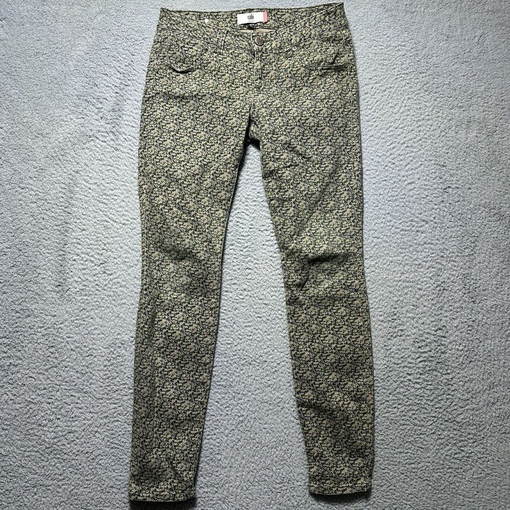 Cabi Womens Jeans 2 Ditsy Floral Skinny Style 5083 Multi Color